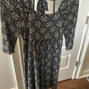 Black/white Casual Dress